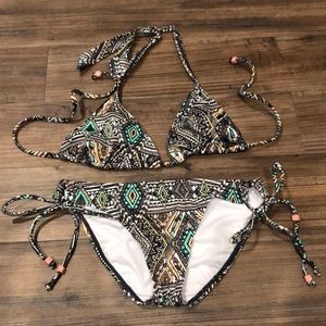 2/$30 Bikini Fun Tribal Design Size Small